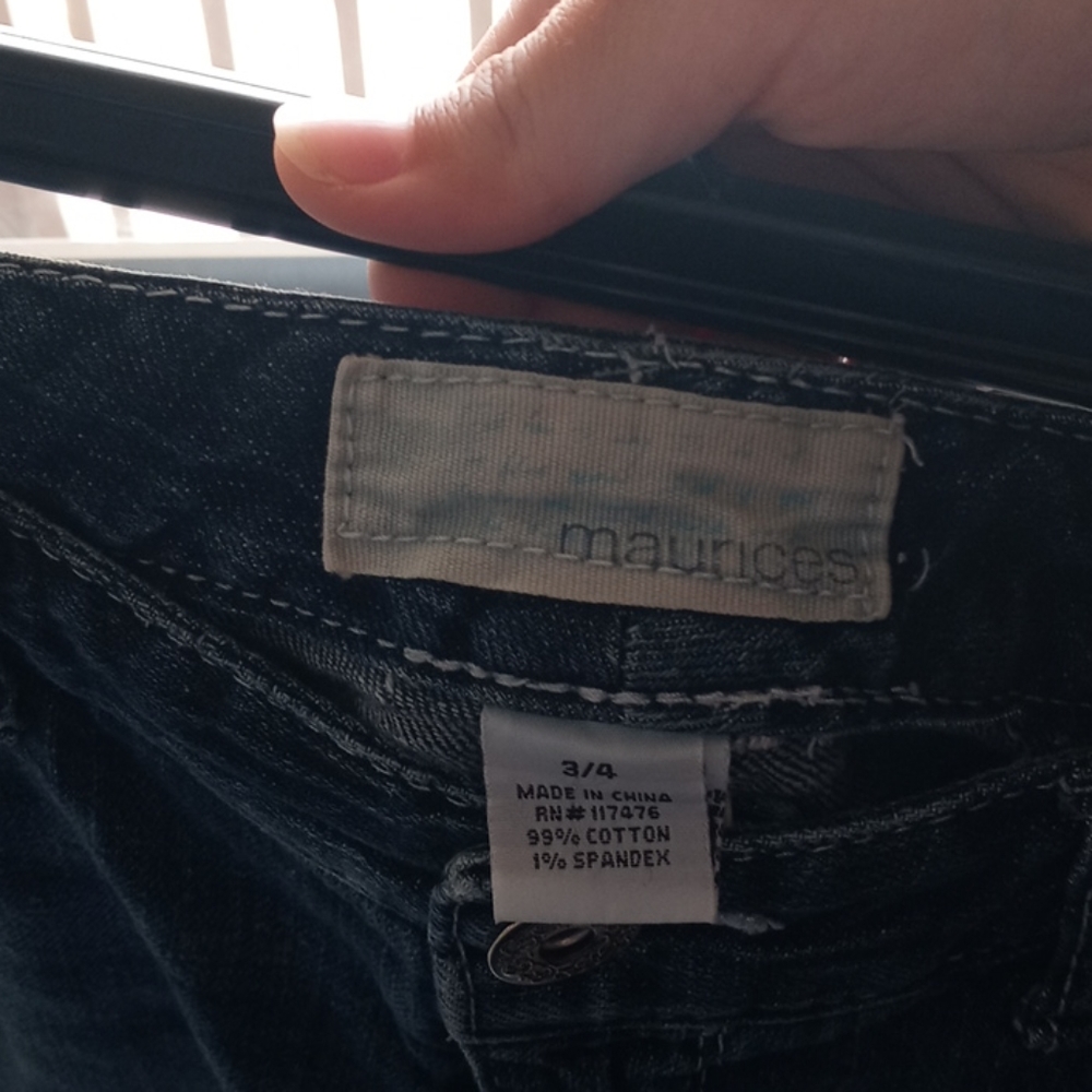 Maurices|| Distressed midi jeanskirt - Picture 3 of 8